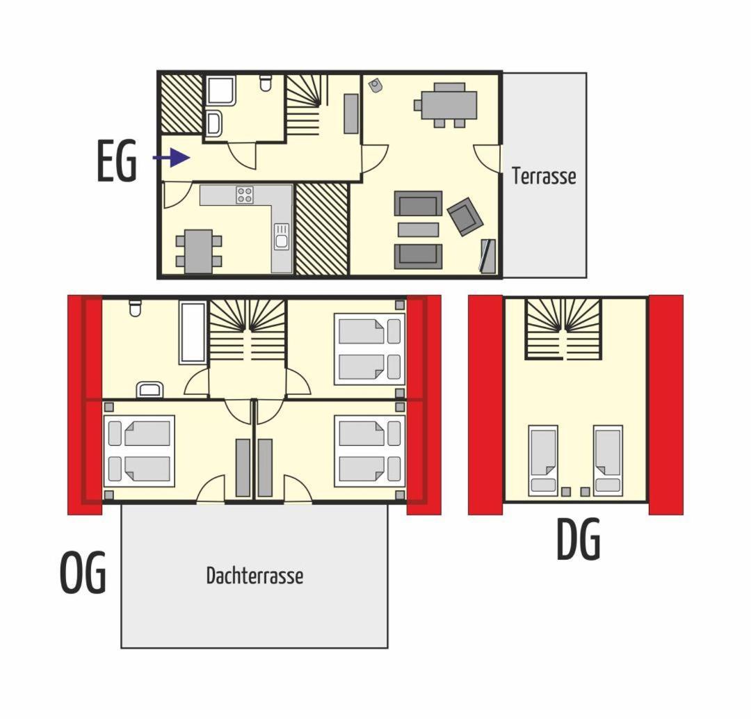 Haus Anne Villa Norddeich  Eksteriør bilde